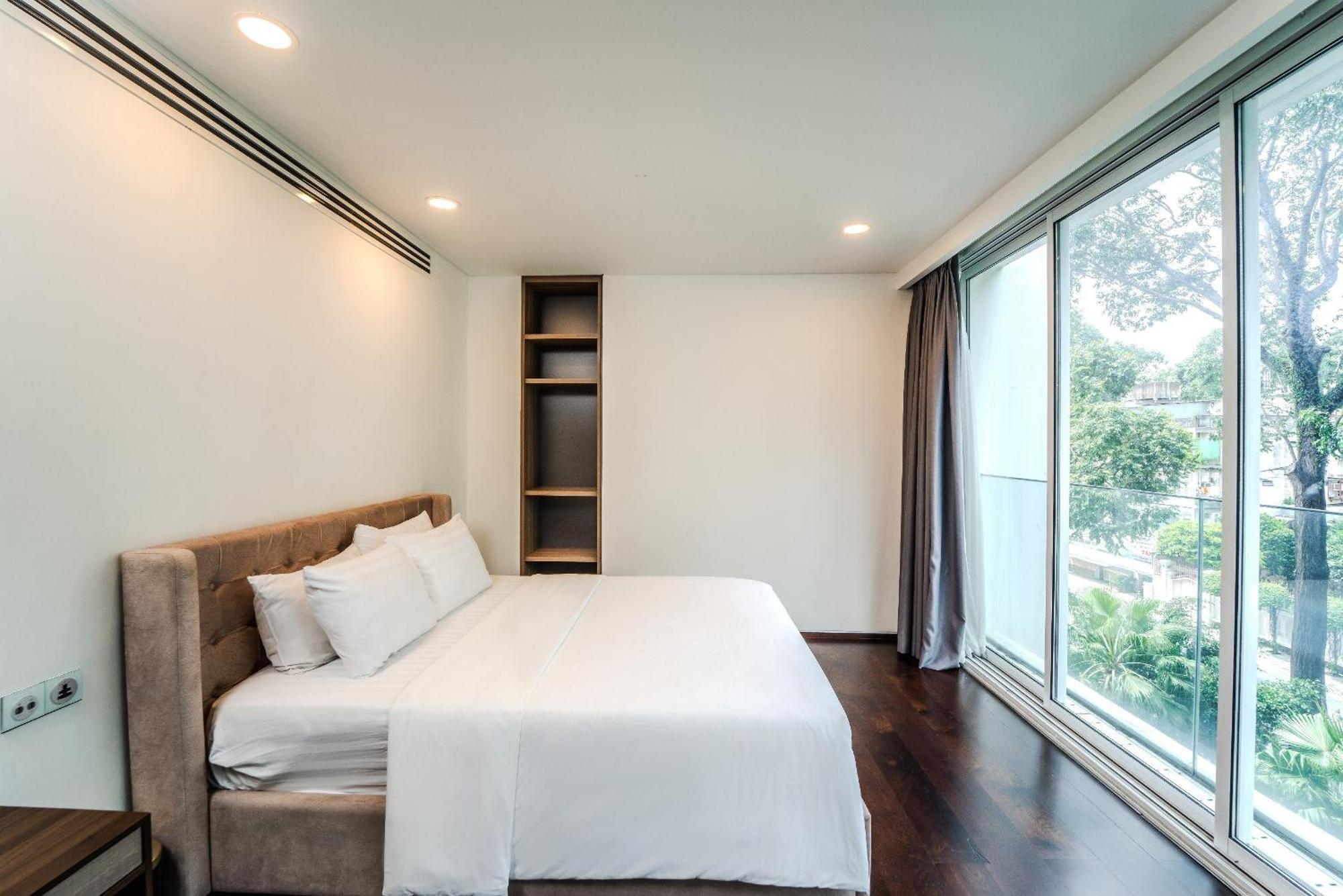 Serenity Saigon Sky Villas - Free One Way Airport Shuttle โฮจิมินห์ซิตี้ ภายนอก รูปภาพ