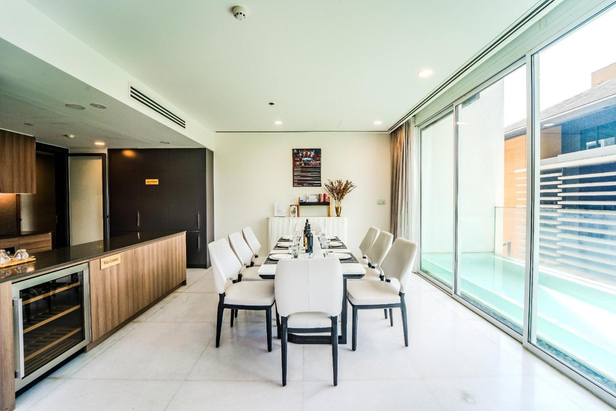 Serenity Saigon Sky Villas - Free One Way Airport Shuttle โฮจิมินห์ซิตี้ ภายนอก รูปภาพ