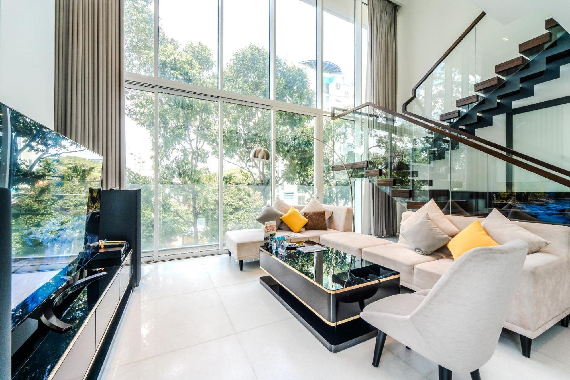 Serenity Saigon Sky Villas - Free One Way Airport Shuttle โฮจิมินห์ซิตี้ ภายนอก รูปภาพ