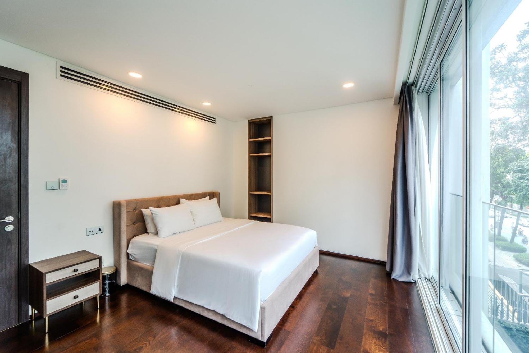 Serenity Saigon Sky Villas - Free One Way Airport Shuttle โฮจิมินห์ซิตี้ ภายนอก รูปภาพ